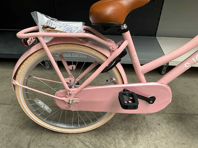 Sjoef city meisjes fiets roze 22” - afbeelding 3 van  10