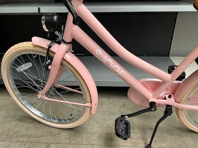Sjoef city meisjes fiets roze 22” - afbeelding 8 van  10