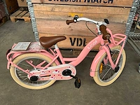 Sjoef classic girl kinderfiets 18” roze - afbeelding 1 van  12