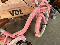 Sjoef classic girl kinderfiets 18” roze - afbeelding 7 van  12
