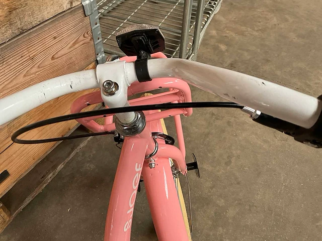 Sjoef classic girl kinderfiets 18” roze - afbeelding 9 van  12