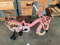 Sjoef classic girl kinderfiets met zijwieltjes 12 inch - afbeelding 1 van  9