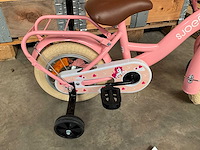 Sjoef classic girl kinderfiets met zijwieltjes 12 inch - afbeelding 8 van  9