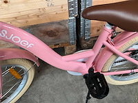Sjoef classic girl kinderfiets met zijwieltjes 18 inch - afbeelding 1 van  6