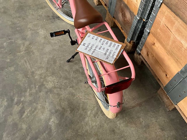 Sjoef classic girl kinderfiets met zijwieltjes 18 inch - afbeelding 3 van  6
