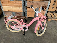 Sjoef classic girl kinderfiets met zijwieltjes 18 inch