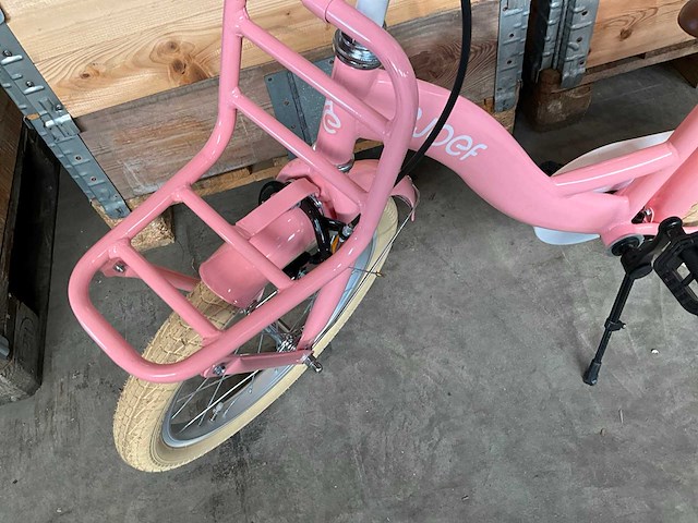 Sjoef classic girl kinderfiets met zijwieltjes 18 inch - afbeelding 6 van  6