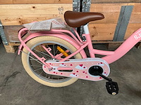 Sjoef classic girl kinderfiets met zijwieltjes 18 inch - afbeelding 3 van  10