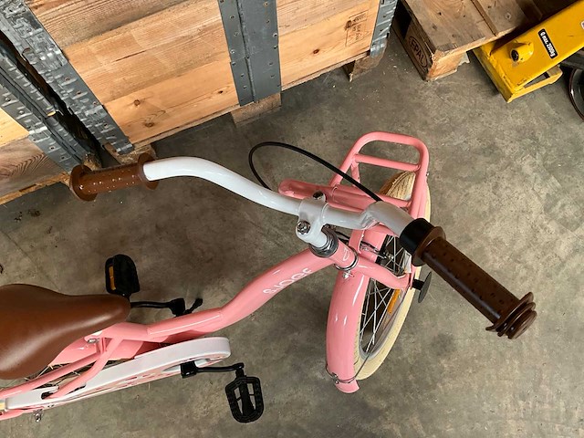 Sjoef classic girl kinderfiets met zijwieltjes 18 inch - afbeelding 5 van  10