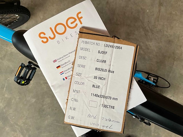 Sjoef climb kinder mountainbike 20 inch - afbeelding 8 van  10