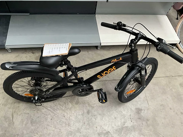Sjoef climb mountainbike zwart 20” - afbeelding 2 van  10