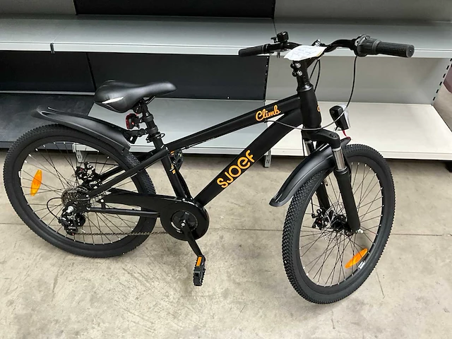 Sjoef climb mountainbike zwart 24” - afbeelding 1 van  12