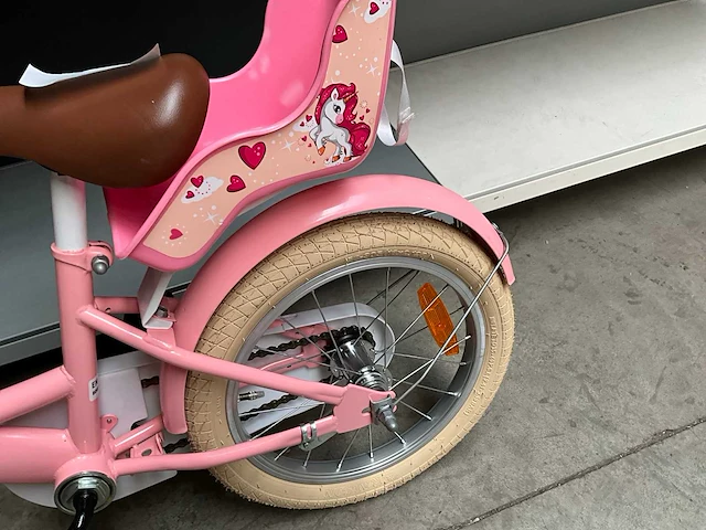 Sjoef dolly kinderfiets 16” roze - afbeelding 4 van  13