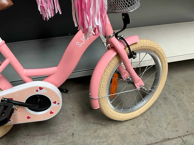 Sjoef dolly kinderfiets 16” roze - afbeelding 6 van  13