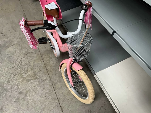 Sjoef dolly kinderfiets 16” roze - afbeelding 10 van  13