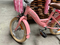 Sjoef dolly kinderfiets meisjes met zijwieltjes 14 inch roze - afbeelding 9 van  14