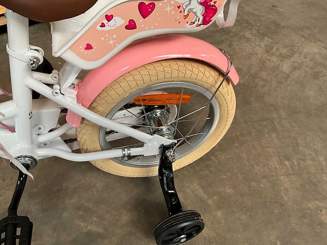 Sjoef dolly kinderfiets met zijwieltjes 14 inch - afbeelding 4 van  13