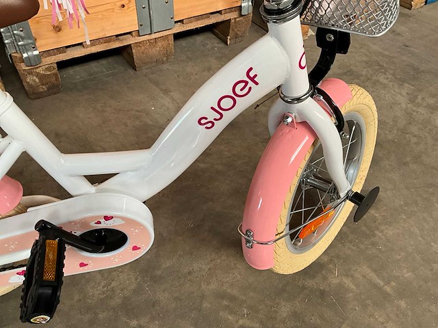 Sjoef dolly kinderfiets met zijwieltjes 14 inch - afbeelding 8 van  13