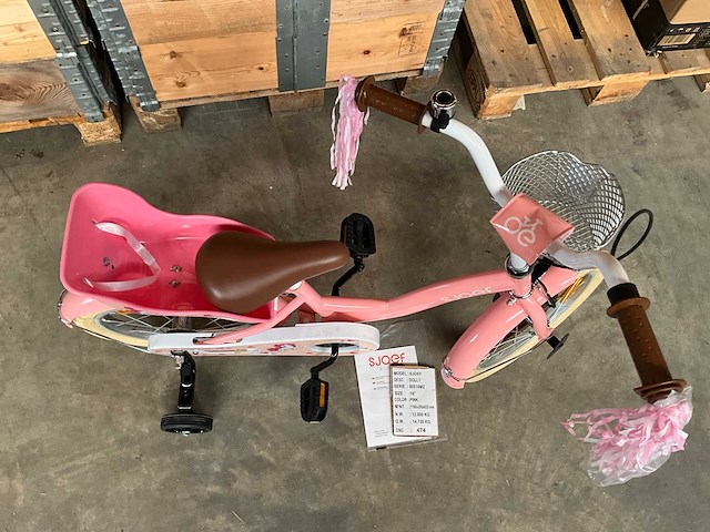 Sjoef dolly kinderfiets met zijwieltjes 16 inch - afbeelding 6 van  11