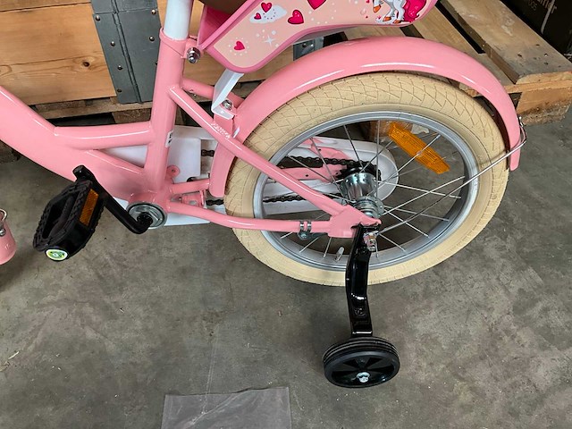 Sjoef dolly kinderfiets met zijwieltjes 16 inch - afbeelding 10 van  11