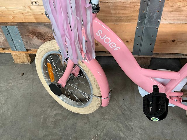 Sjoef dolly kinderfiets met zijwieltjes 16 inch - afbeelding 11 van  11