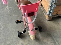 Sjoef dolly kinderfiets roze met zijwieltjes 14” - afbeelding 2 van  10