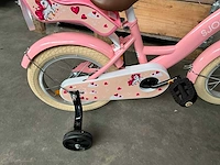Sjoef dolly kinderfiets roze met zijwieltjes 14” - afbeelding 3 van  10