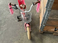 Sjoef dolly kinderfiets roze met zijwieltjes 14” - afbeelding 7 van  10