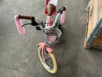 Sjoef dolly kinderfiets roze met zijwieltjes 16” - afbeelding 3 van  11