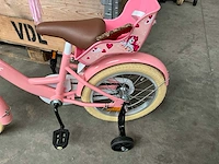 Sjoef dolly kinderfiets roze met zijwieltjes 16” - afbeelding 7 van  11