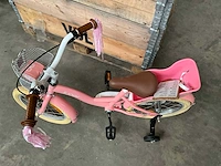 Sjoef dolly kinderfiets roze met zijwieltjes 16” - afbeelding 8 van  11