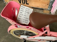 Sjoef dolly kinderfiets roze met zijwieltjes 16” - afbeelding 10 van  11