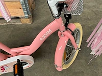 Sjoef dolly kinderfiets roze met zijwieltjes 16” - afbeelding 11 van  11