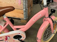 Sjoef dolly kinderfiets roze met zijwieltjes 16” - afbeelding 7 van  12