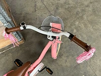 Sjoef dolly kinderfiets roze met zijwieltjes 16” - afbeelding 9 van  12