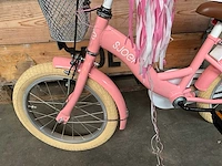 Sjoef dolly kinderfiets roze met zijwieltjes 16” - afbeelding 3 van  12