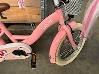 Sjoef dolly kinderfiets roze met zijwieltjes 16” - afbeelding 7 van  12