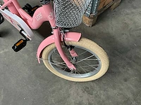 Sjoef dolly kinderfiets roze met zijwieltjes 16” - afbeelding 8 van  12