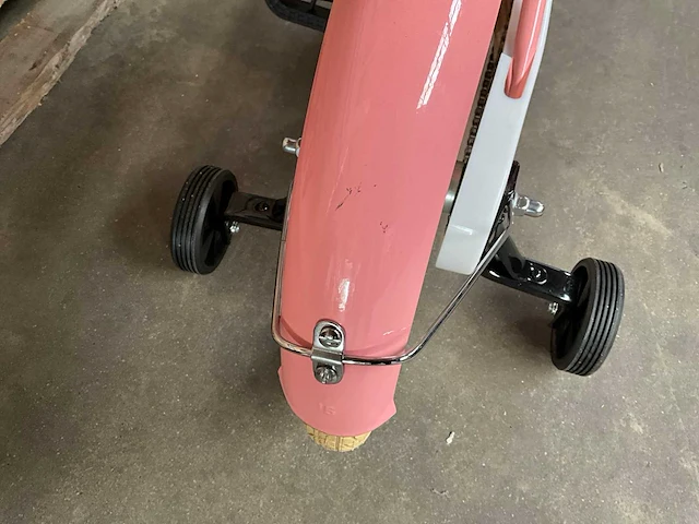 Sjoef dolly kinderfiets roze met zijwieltjes 16” - afbeelding 12 van  12