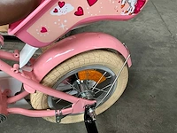 Sjoef dolly kinderfiets roze met zijwieltjes - afbeelding 3 van  13