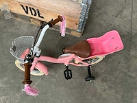 Sjoef dolly kinderfiets roze met zijwieltjes - afbeelding 4 van  13