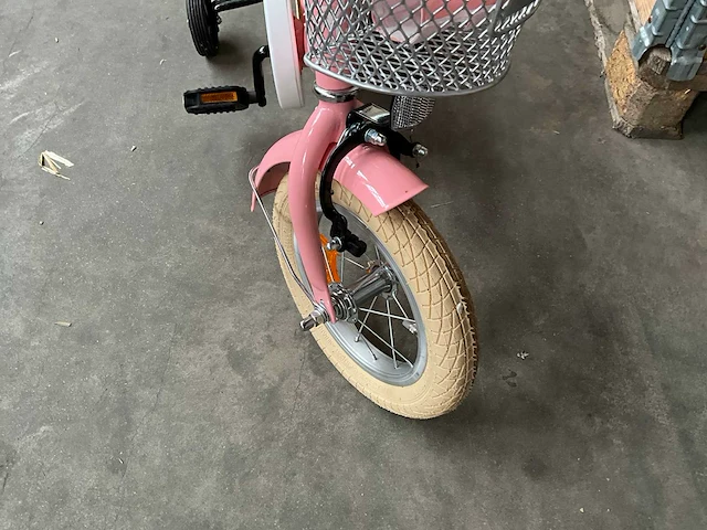 Sjoef dolly kinderfiets roze met zijwieltjes - afbeelding 10 van  13