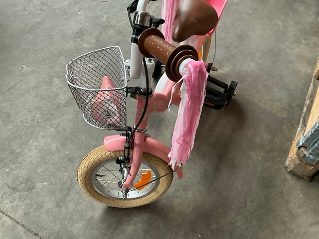 Sjoef dolly kinderfiets roze met zijwieltjes - afbeelding 11 van  13