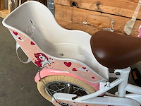 Sjoef dolly kinderfiets wit/roze 12 inch - afbeelding 8 van  12