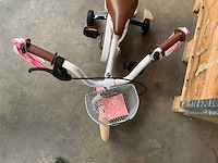 Sjoef dolly kinderfiets wit/roze 12 inch - afbeelding 10 van  12