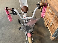 Sjoef dolly kinderfiets wit/roze 14 inch - afbeelding 6 van  14