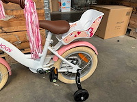 Sjoef dolly kinderfiets wit/roze 14 inch - afbeelding 8 van  14