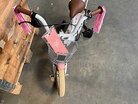 Sjoef dolly kinderfiets wit/roze 14 inch - afbeelding 11 van  14