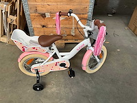 Sjoef dolly kinderfiets wit/roze 14 inch - afbeelding 13 van  14