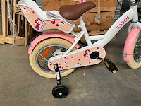 Sjoef dolly kinderfiets wit/roze 14 inch - afbeelding 14 van  14